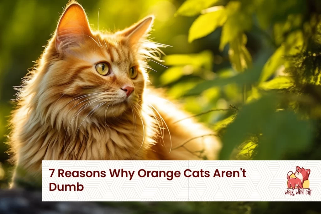 7 Reasons Why Orange Cats Aren't Dumb | Walk With Cat